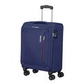 American Tourister Hyperspeed 4-Wheel Cabin Suitcase 55 cm, Combat Navy, Spinner S (55 cm - 37 L), Hand Luggage