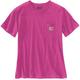 Carhartt Loose Fit Heavyweight K87 Pocket Damen T-Shirt, pink, Größe S