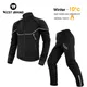 WEST BIKING-Maillot de cyclisme thermique pour homme et femme veste coupe-vent course à pied ski