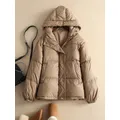 SEDUTMO-Manteau en duvet de canard surdimensionné pour femme vestes chaudes parkas noires