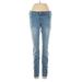 Hollister Jeggings - Low Rise: Blue Bottoms - Women's Size 25 - Medium Wash