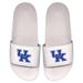 Men's ISlide White Kentucky Wildcats Primary Logo Motto Slide Sandals