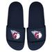 Men's ISlide Navy Cleveland Guardians Primary Logo Motto Slide Sandals