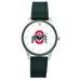 Women's Silver Ohio State Buckeyes Silicone Strap Wristwatch