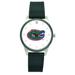 Women's Silver Florida Gators Silicone Strap Wristwatch