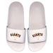 Youth ISlide White San Francisco Giants Primary Logo Motto Slide Sandals