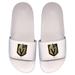 Men's ISlide White Vegas Golden Knights Primary Logo Motto Slide Sandals