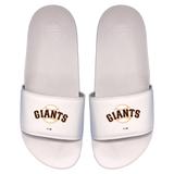 Men's ISlide White San Francisco Giants Primary Logo Motto Slide Sandals