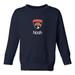Toddler Navy Florida Panthers Personalized Pullover Sweatshirt
