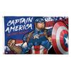 WinCraft Captain America The First Avenger 3' x 5' Single-Sided Deluxe Flag