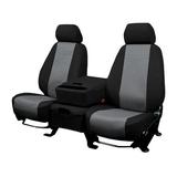 CalTrend Center Captain Chairs DuraPlus Seat Covers for 2001-2003 Ford Windstar - FD223-03DD Charcoal Insert with Black Trim