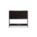 BDI Corridor Bar Cabinet Wood/Glass in Gray | 44 H x 50 W x 15.5 D in | Wayfair 5621 CRL