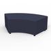 Marco Sonik Soft Seating Wedge Soft Seating, Wood in Blue/Black | 16 H x 53.2 W x 24 D in | Wayfair LF1254-S88