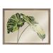 Kate And Laurel Blake Spotted Leaves Neutral Framed Printed By Emily Marie Watercolors 18X24 Natural in Green/Yellow | Wayfair 225104