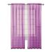 Sheer Curtains 2 Panels Set Window Sheer Curtains Basic Rod Pocket for Bedroom Children Living Room Yard Kitchen (Purple 39.4 W x 78.7 L )