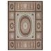 Aubusson Weave 982299 7 ft. 10 in. x 10 ft. 6 in. Ab005 Flat Woven Area Rug Brown