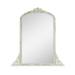 NeuType Solid Wood Wall Mirror Vintage Decorative Mirror for Living Room Bedroom 36 x24 Weathered White