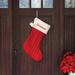 The Holiday Aisle® Family Personalized Oversized Stocking Polyester/Cotton in Red/White | 17.5 H x 26 W in | Wayfair