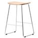 Latitude Run® Bar Stool Wood/Metal in Brown/Gray | 26 H x 19.56 W x 15.3 D in | Wayfair 0E7F57D6EFAF4BD39C7F97F931DECC68