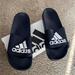 Adidas Shoes | Adidas Adilette Shower Slides Us 9 | Color: Red/White | Size: 9