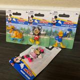 Disney Toys | Disney Mickey Mouse Funhouse Micro Collection Figure New Pluto, Donald, Minnie | Color: Blue/Red | Size: Osbb