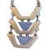 J. Crew Jewelry | J Crew Mixed Metals Geometric Segmented Necklace | Color: Gold/Silver | Size: Os