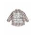 Diconna Toddler Baby Boy Girl Plaid Top Button Down Flannel Shirts Fall Winter Outfits for Kids Pink 4-5 Years