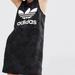 Adidas Dresses | Adidas Black Tank Dress With Laced Paisleys - Size L - Nwt | Color: Black/White | Size: L