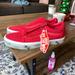 Vans Shoes | Grade-School Off The Wall Vans Size 6.5 | Color: Red/White | Size: 6.5bb