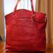 Coach Bags | Coach Laura Pomegranate Leather Tote Bag Women | Color: Red | Size: Large