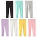 Esho 12M-7T Kids Baby Girls Casual Solid Tights Leggings Toddler Girl Candy Color Stretch Pants