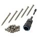 Pro Plug System Plugs and Epoxy Screws for Trex Pebble Grey Decking 165 Plugs for 100 lin ft (Covers 40 sq ft) 150 Epoxy Screws and Pro Plug PVC Tool (1) Pack of 2