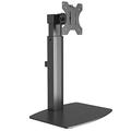 RICOO Monitor Halterung Tisch, VESA Tischhalterung für 17-32 Zoll, Monitorhalterung 1 Monitor Arm TS4011, Bildschirmhalterung Neigbar Schwenkbar Monitorarm Bildschirm Halterung Halter Monitorhalter