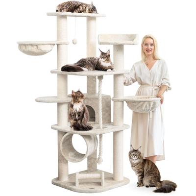 Happypet - Kratzbaum für Katzen groß 171 cm hoch CAT028 Kletterbaum Katzenbaum, stabile extra dicke