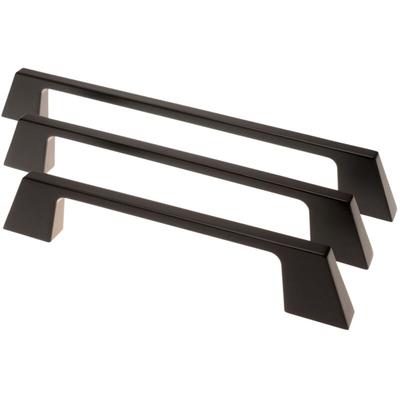 Möbelgriff ba 256mm, Küchengriff Schwarz matt, Schrankgriff Stilo - Schwarz Image