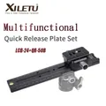 XILETU LCB-24B Piste Dolly 240mm Nodal Curseur Mise au Point Rail Pince et QR Plaque Meet Arca Swiss