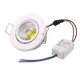 LED mini Downlight Sous Cabinet Spot Light 3W pour Plafond Encastré Lampe AC85-265V Dimmable Down