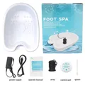 Mini bain de pieds électrique vibrant nettoyage ionique spa des pieds machines masseuses tableau