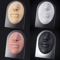 Modèle de tatouage de visage en silicone simulation de pratique de piercing modèle de corps humain