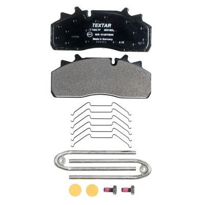 TEXTAR Bremsbelagsatz, Scheibenbremse Lightweight Technology Universal mit Zubehör 2931303 Image