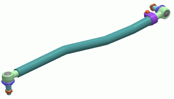 LEMFÖRDER Lenkstange Universal mit Zubehör für MERCEDES-BENZ 0034604905 A0034604905 A0024604805 24244 01 Image