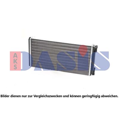 AKS DASIS Wärmetauscher, Innenraumheizung Universal für MAN 81619010056 81619010064 269080N Image