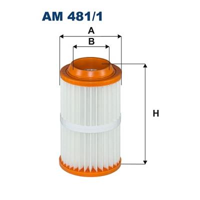 FILTRON Luftfilter Universal 121mm AM 481/1 Image