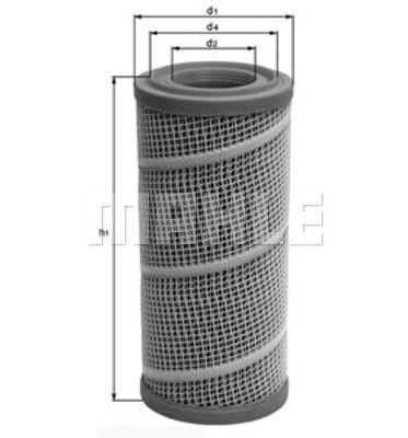 KNECHT Luftfilter Universal 177mm für CASE IH MULTICAR STEYR SPERRY NEW HOLLAND 4013187 354308A1 LX 7080 Image
