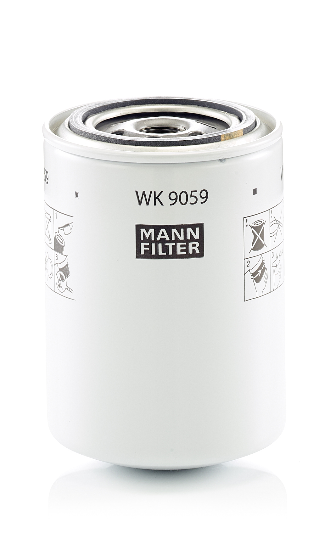 MANN-FILTER Kraftstofffilter WK 9059 Universal 93mm für ISUZU 8980366540 1132400690 1132400691 Image