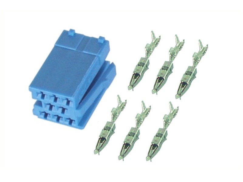 PHONOCAR Multistecker MINI ISO blau (5Stk.) 043332 Image