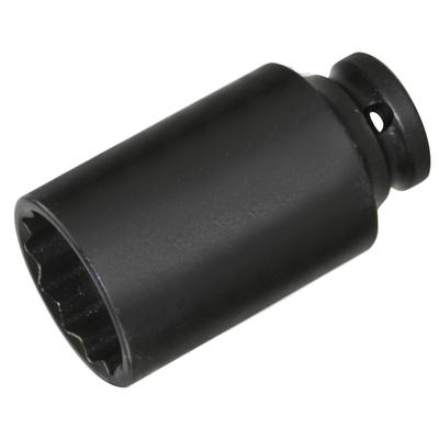 SWSTAHL IMPACT-Steckschlüsseleinsatz, 1/2', Zwölfkant, 30 mm, tief Kraft-Stecknuss, Antriebswelle 10191L Image