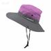 Women s Sun Hat Foldable Mesh UV Protection Wide Brim Beach Fishing Summer Wide Brim Bob Hiking Sun Hat