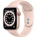 Pre-Owned Apple Watch Series 6 (GPS + Cellular 4G LTE 40mm) - Gold Aluminum Case with Pink Sand Sport Band (Refurbished: Good)