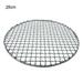 Round Stainless Steel BBQ Mesh Non-Stick Korean BBQ Mesh Bacon BBQ Tool